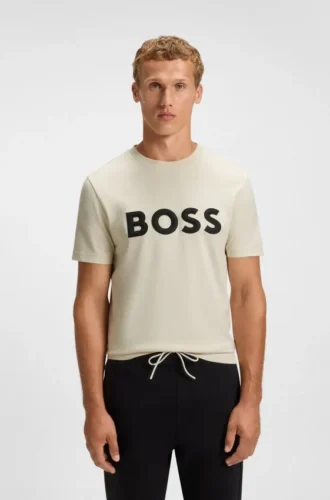 3D-logo T-shirt in cotton jersey