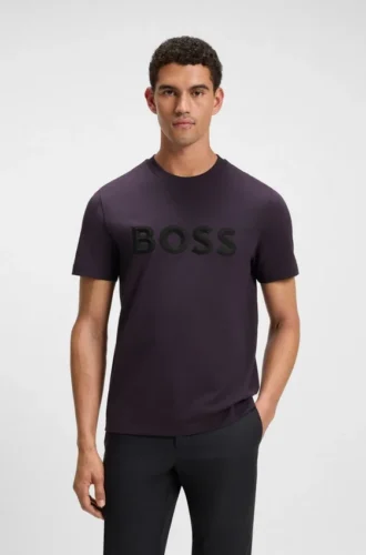 3D-logo T-shirt in cotton jersey