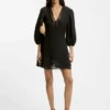 A-line dress with embroidered details A-line dress with embroidered details