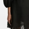 A-line dress with embroidered details A-line dress with embroidered details