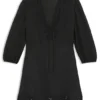 A-line dress with embroidered details A-line dress with embroidered details