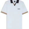 Active colour-blocked slim-fit polo shirt in ripstop fabric Active colour-blocked slim-fit polo shirt in ripstop fabric