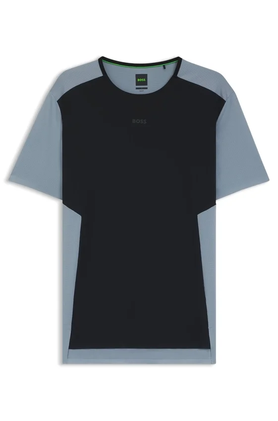 Active mesh-jersey T-shirt with decorative reflective details Active mesh-jersey T-shirt with decorative reflective details
