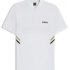 Active moisture-managing slim-fit polo shirt in stretch piqué Active moisture-managing slim-fit polo shirt in stretch piqué
