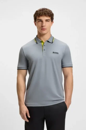 Active Paddy regular-fit polo shirt in quick-dry stretch pique