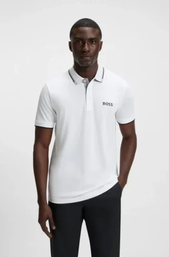 Active Paddy regular-fit polo shirt in quick-dry stretch pique