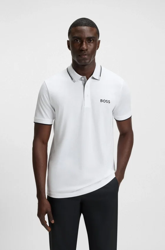 Active Paddy regular-fit polo shirt in quick-dry stretch pique Active Paddy regular-fit polo shirt in quick-dry stretch pique