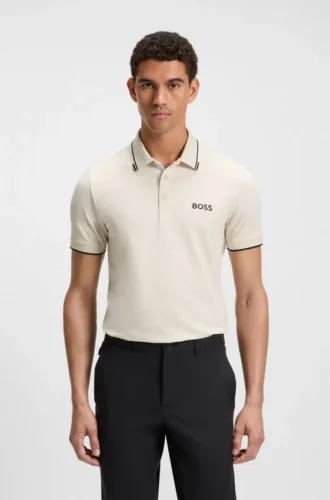 Active Paddy regular-fit polo shirt in quick-dry stretch pique