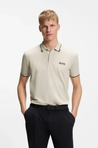 Active Paddy regular-fit polo shirt in quick-dry stretch pique