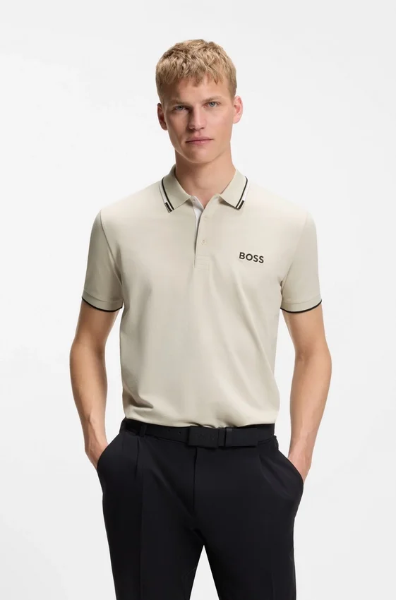 Active Paddy regular-fit polo shirt in quick-dry stretch pique Active Paddy regular-fit polo shirt in quick-dry stretch pique