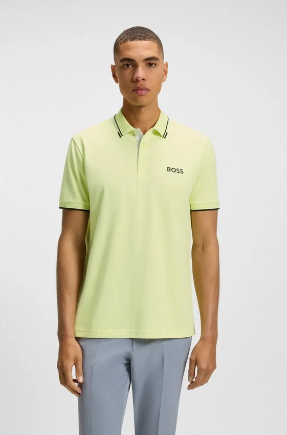 Active Paddy regular-fit polo shirt in quick-dry stretch pique Active Paddy regular-fit polo shirt in quick-dry stretch pique