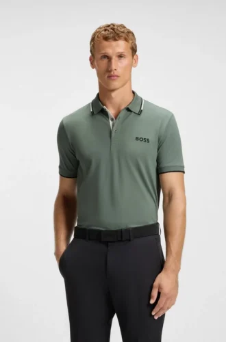 Active Paddy regular-fit polo shirt in quick-dry stretch pique