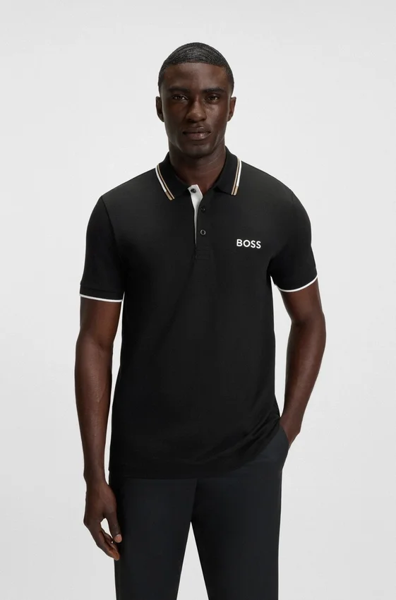 Active Paddy regular-fit polo shirt in quick-dry stretch pique Active Paddy regular-fit polo shirt in quick-dry stretch pique