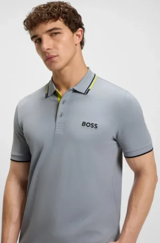 Active Paddy regular-fit polo shirt in quick-dry stretch pique