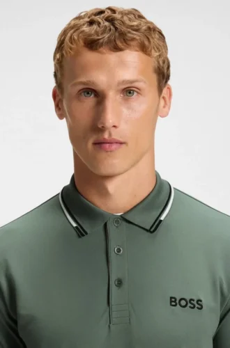 Active Paddy regular-fit polo shirt in quick-dry stretch pique