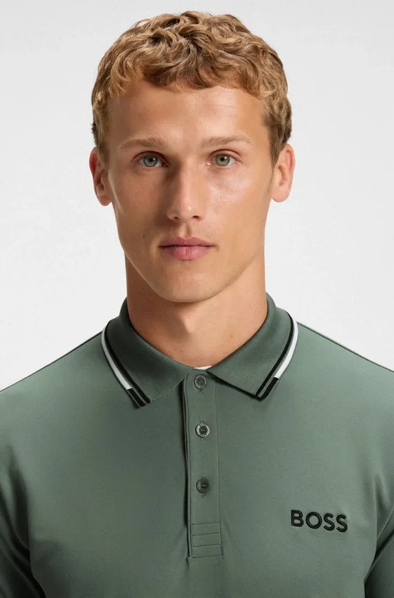 Active Paddy regular-fit polo shirt in quick-dry stretch pique Active Paddy regular-fit polo shirt in quick-dry stretch pique