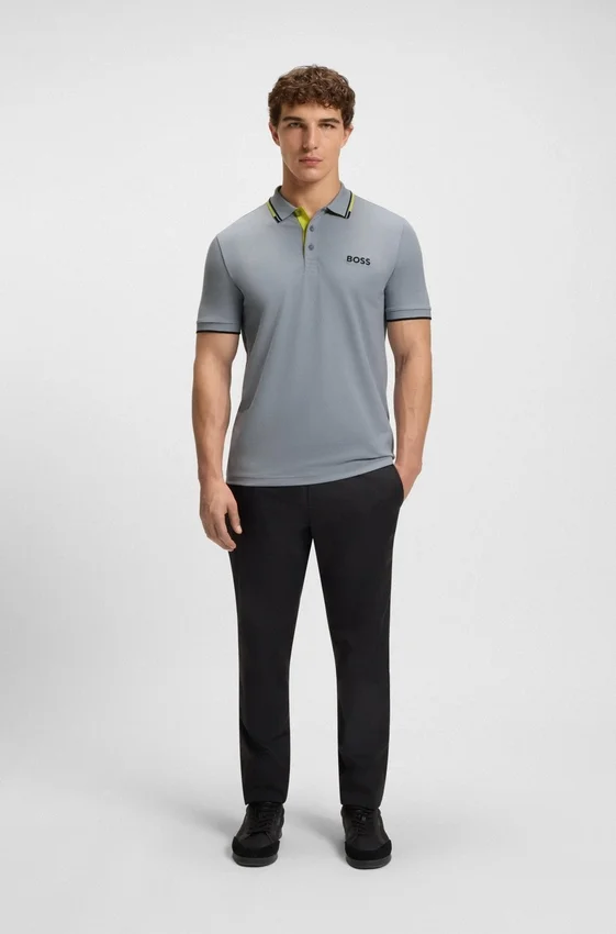 Active Paddy regular-fit polo shirt in quick-dry stretch pique Active Paddy regular-fit polo shirt in quick-dry stretch pique