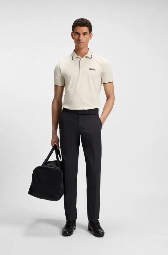 Active Paddy regular-fit polo shirt in quick-dry stretch pique Active Paddy regular-fit polo shirt in quick-dry stretch pique