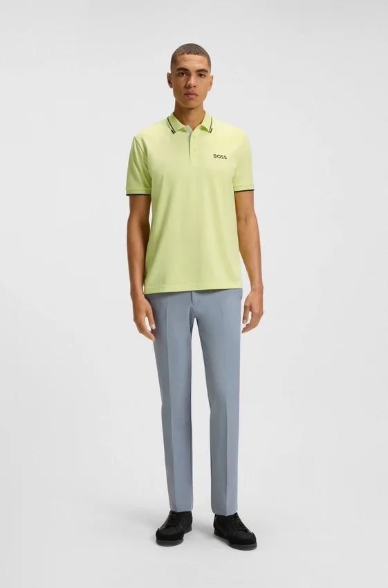 Active Paddy regular-fit polo shirt in quick-dry stretch pique Active Paddy regular-fit polo shirt in quick-dry stretch pique