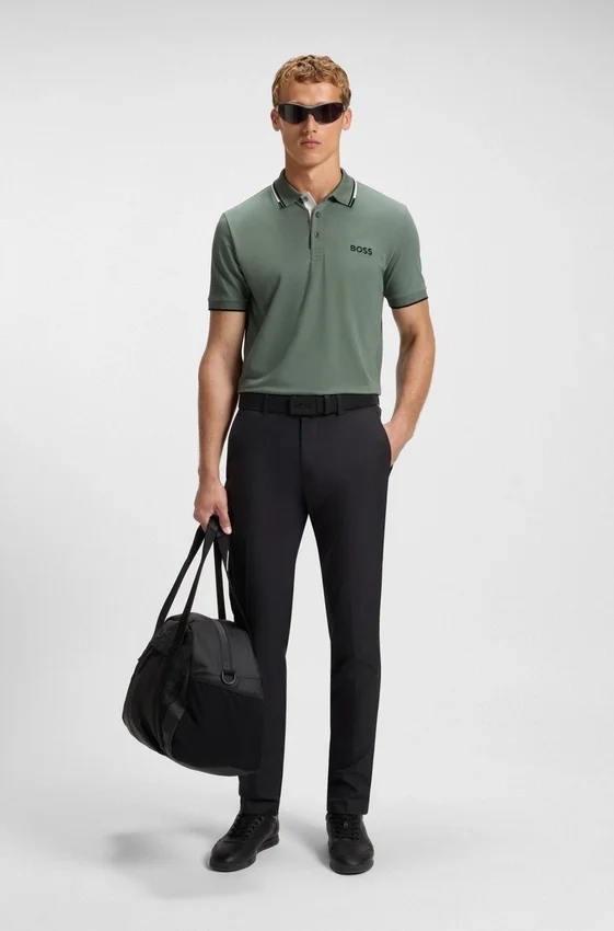 Active Paddy regular-fit polo shirt in quick-dry stretch pique Active Paddy regular-fit polo shirt in quick-dry stretch pique