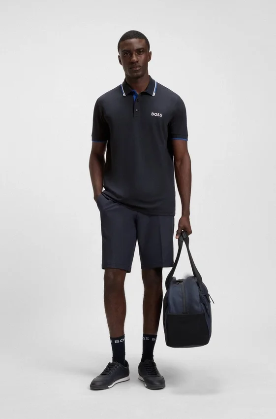 Active Paddy regular-fit polo shirt in quick-dry stretch pique Active Paddy regular-fit polo shirt in quick-dry stretch pique