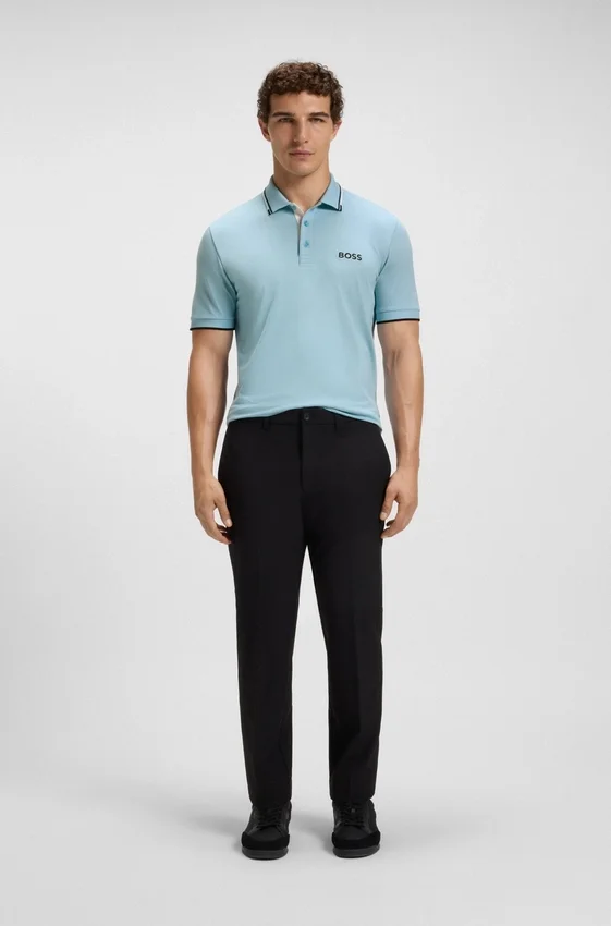 Active Paddy regular-fit polo shirt in quick-dry stretch pique Active Paddy regular-fit polo shirt in quick-dry stretch pique