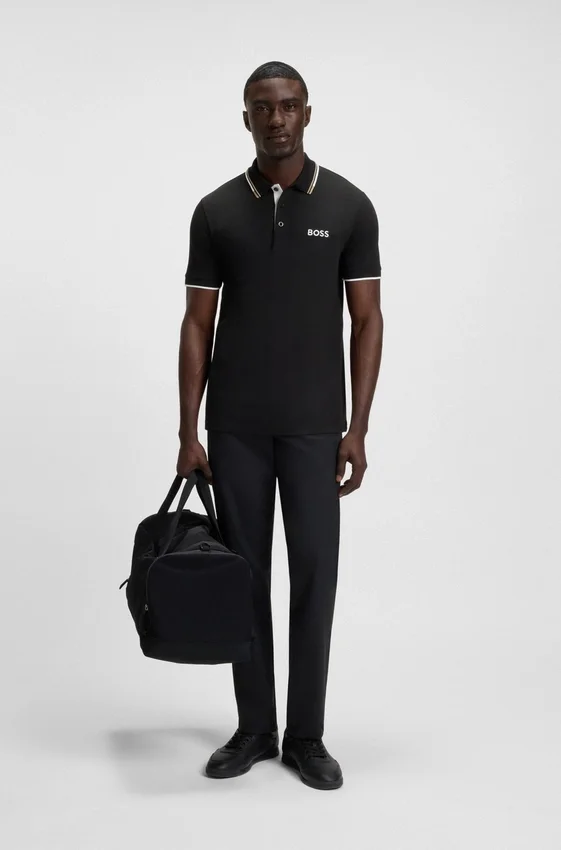 Active Paddy regular-fit polo shirt in quick-dry stretch pique Active Paddy regular-fit polo shirt in quick-dry stretch pique