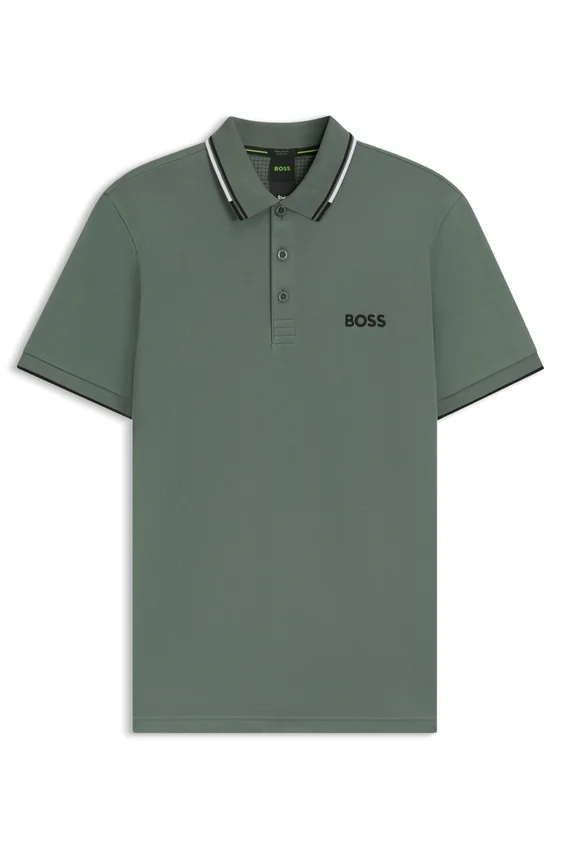 Active Paddy regular-fit polo shirt in quick-dry stretch pique Active Paddy regular-fit polo shirt in quick-dry stretch pique