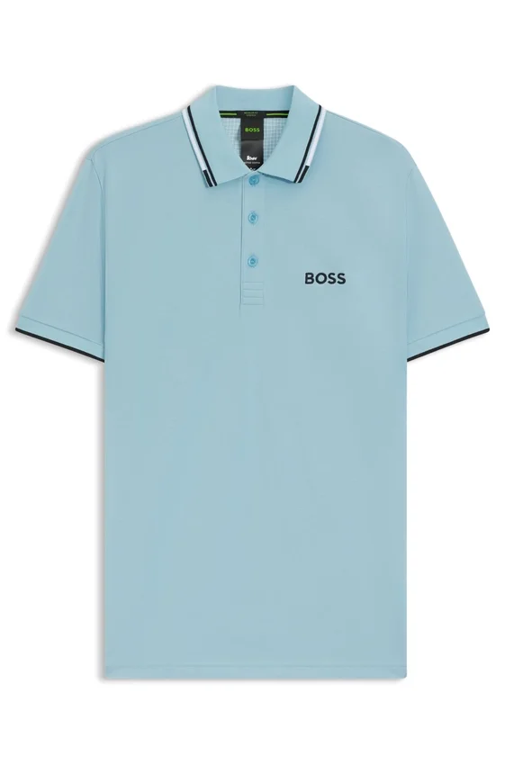 Active Paddy regular-fit polo shirt in quick-dry stretch pique Active Paddy regular-fit polo shirt in quick-dry stretch pique