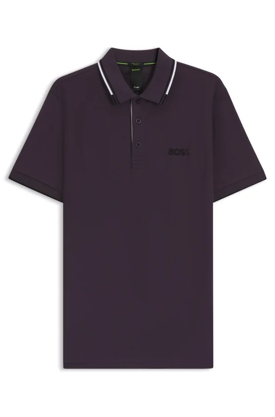Active Paddy regular-fit polo shirt in quick-dry stretch pique Active Paddy regular-fit polo shirt in quick-dry stretch pique