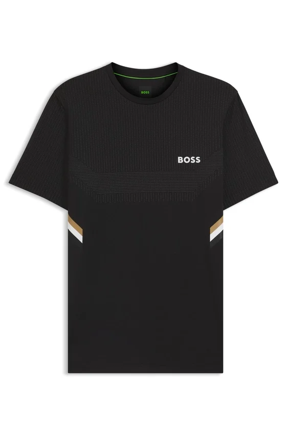 Active piqué slim-fit T-shirt with moisture management Active piqué slim-fit T-shirt with moisture management
