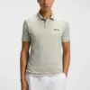 Active quick-dry polo shirt with check artwork Active quick-dry polo shirt with check artwork
