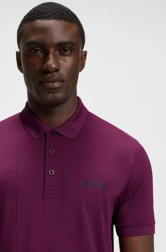 Active quick-dry polo shirt with check artwork Active quick-dry polo shirt with check artwork