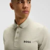 Active quick-dry polo shirt with check artwork Active quick-dry polo shirt with check artwork