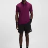 Active quick-dry polo shirt with check artwork Active quick-dry polo shirt with check artwork
