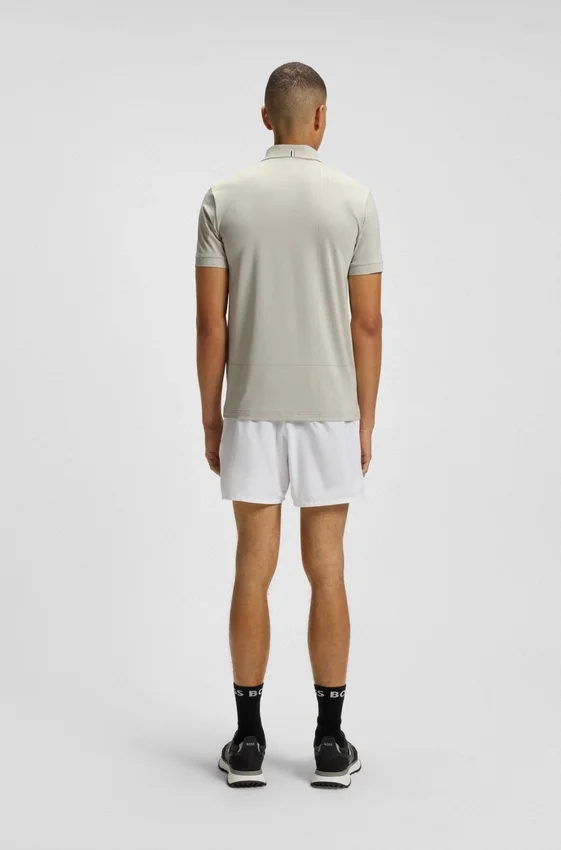 Active quick-dry polo shirt with check artwork Active quick-dry polo shirt with check artwork