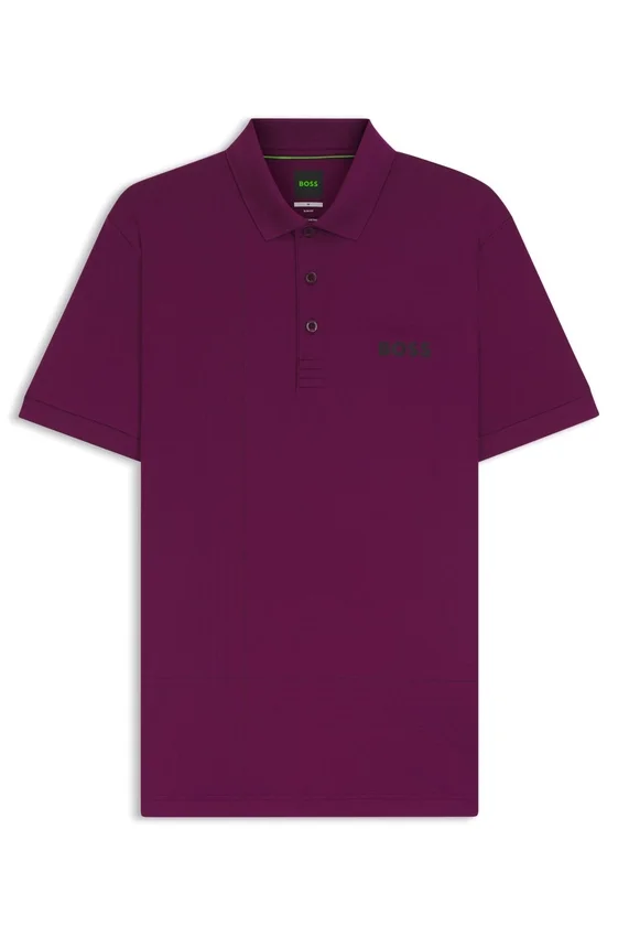 Active quick-dry polo shirt with check artwork Active quick-dry polo shirt with check artwork