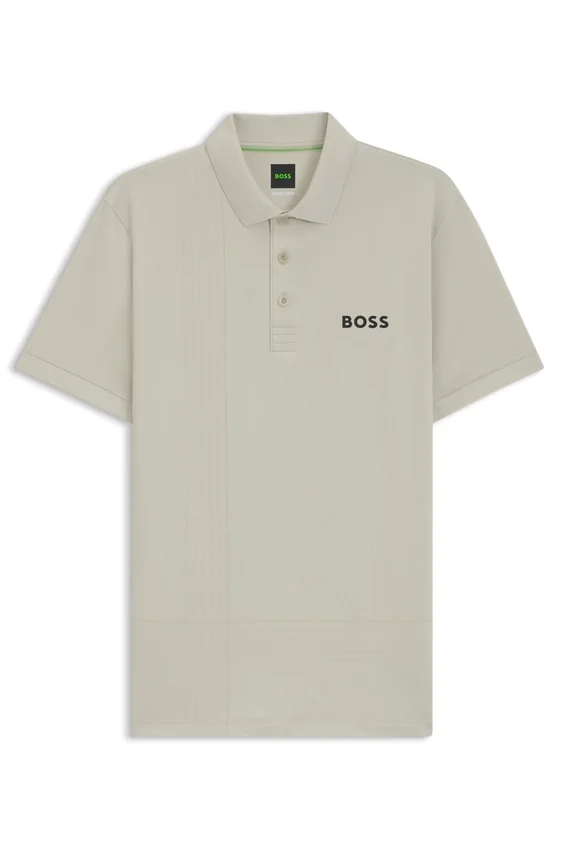 Active quick-dry polo shirt with check artwork Active quick-dry polo shirt with check artwork