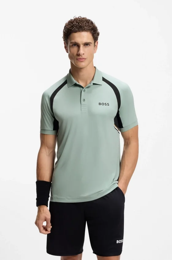 Active Quick-dry slim-fit polo shirt with four-way stretch Active Quick-dry slim-fit polo shirt with four-way stretch