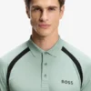 Active Quick-dry slim-fit polo shirt with four-way stretch Active Quick-dry slim-fit polo shirt with four-way stretch