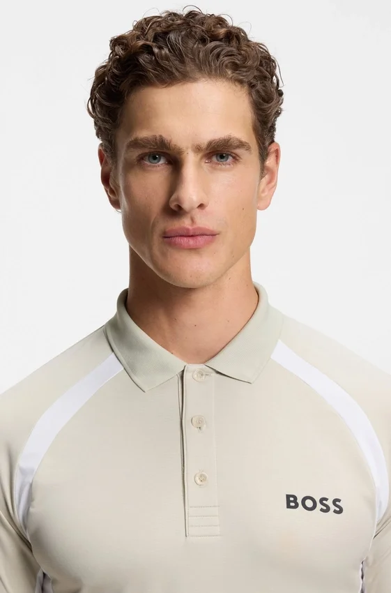 Active Quick-dry slim-fit polo shirt with four-way stretch Active Quick-dry slim-fit polo shirt with four-way stretch