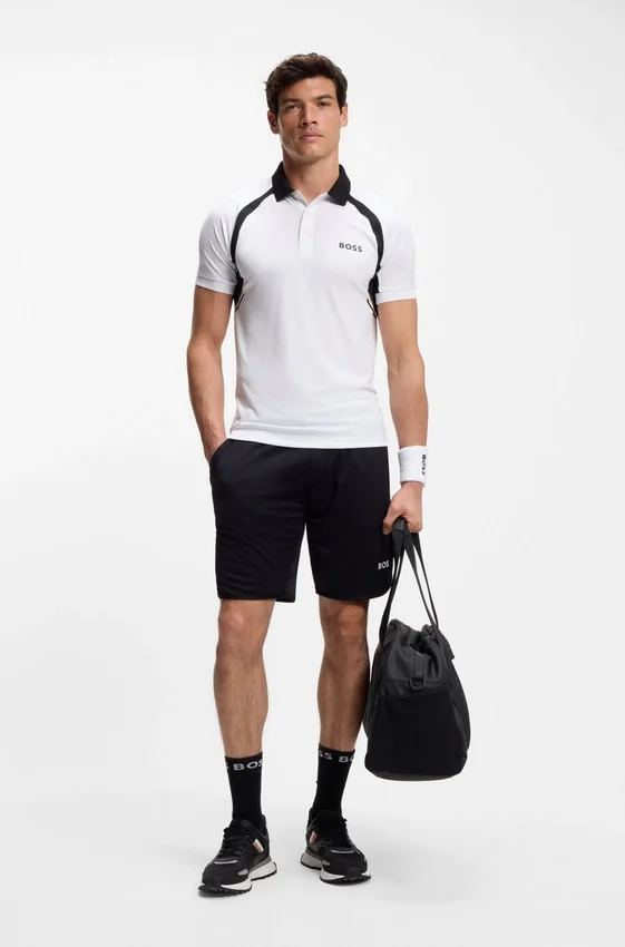 Active Quick-dry slim-fit polo shirt with four-way stretch Active Quick-dry slim-fit polo shirt with four-way stretch