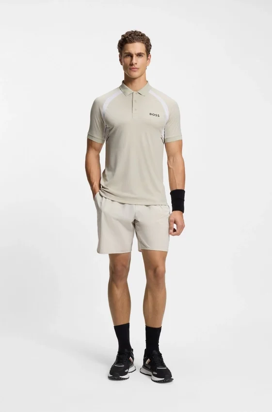 Active Quick-dry slim-fit polo shirt with four-way stretch Active Quick-dry slim-fit polo shirt with four-way stretch