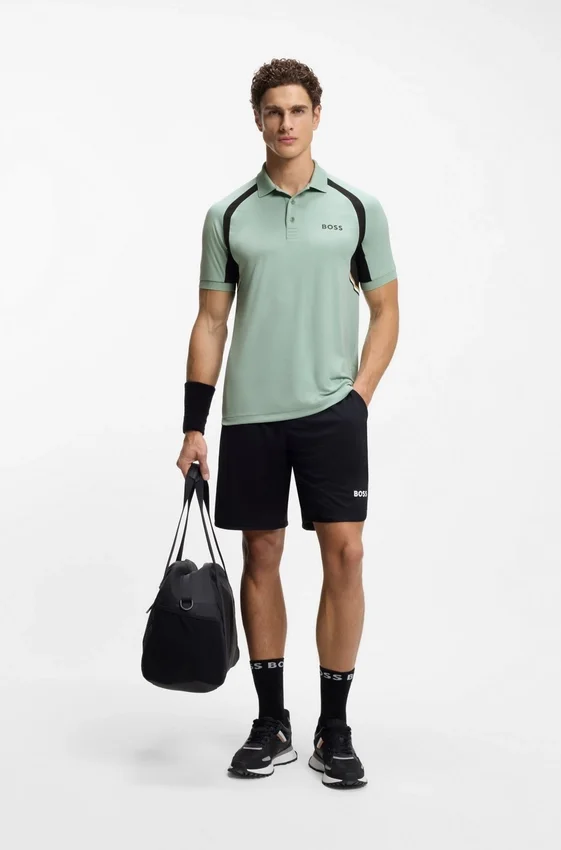 Active Quick-dry slim-fit polo shirt with four-way stretch Active Quick-dry slim-fit polo shirt with four-way stretch