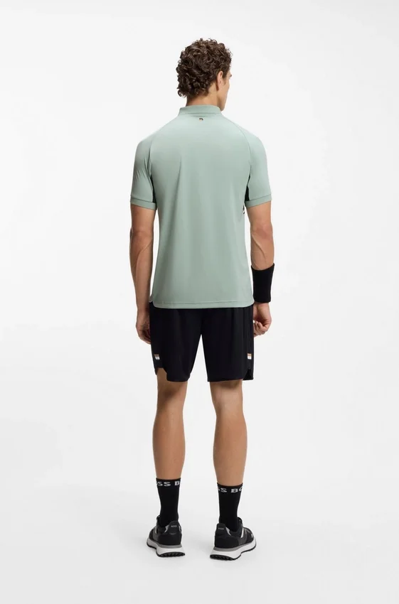 Active Quick-dry slim-fit polo shirt with four-way stretch Active Quick-dry slim-fit polo shirt with four-way stretch