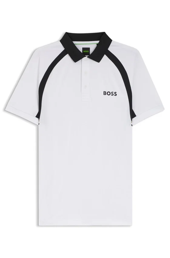 Active Quick-dry slim-fit polo shirt with four-way stretch Active Quick-dry slim-fit polo shirt with four-way stretch