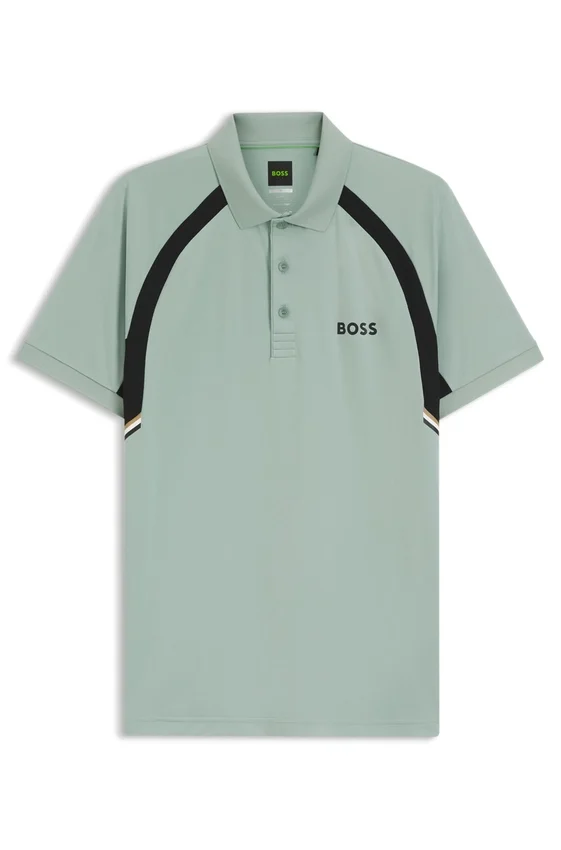 Active Quick-dry slim-fit polo shirt with four-way stretch Active Quick-dry slim-fit polo shirt with four-way stretch