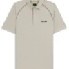 Active signature-stripe polo shirt with odour control