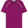Active signature-stripe polo shirt with odour control Active signature-stripe polo shirt with odour control