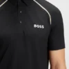 Active signature-stripe polo shirt with odour control Active signature-stripe polo shirt with odour control